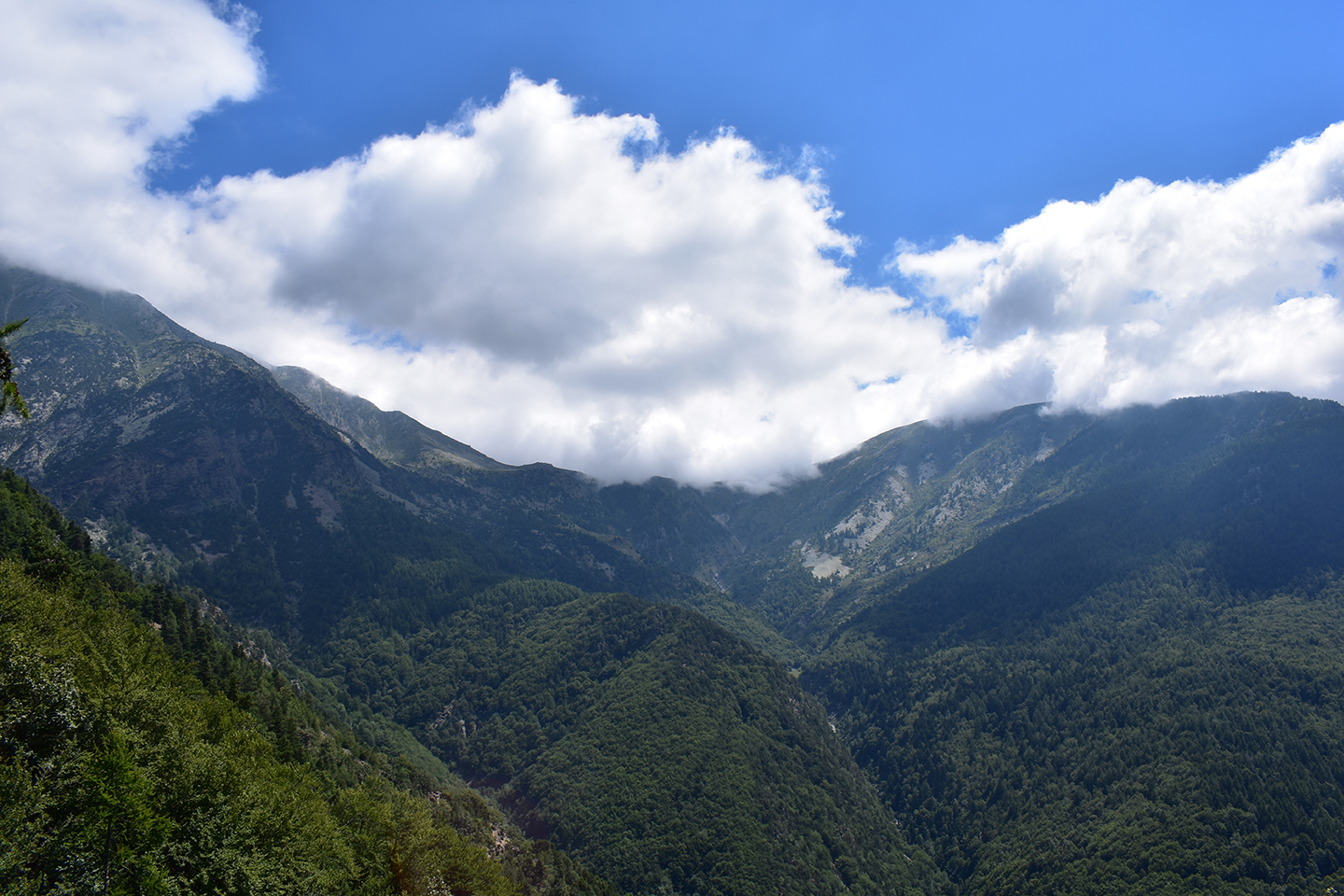 Nuvole sulle montagne