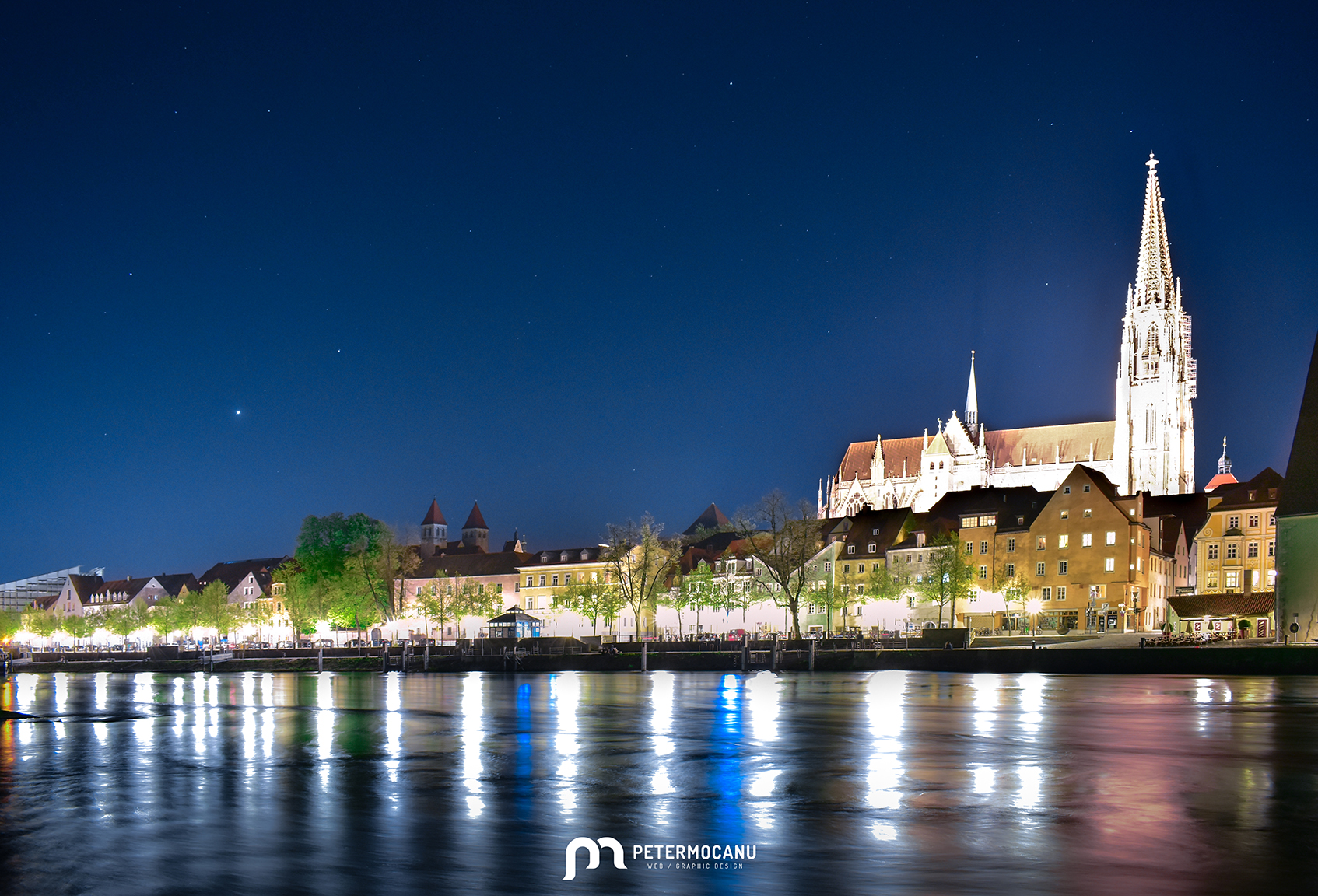 Regensburg by night