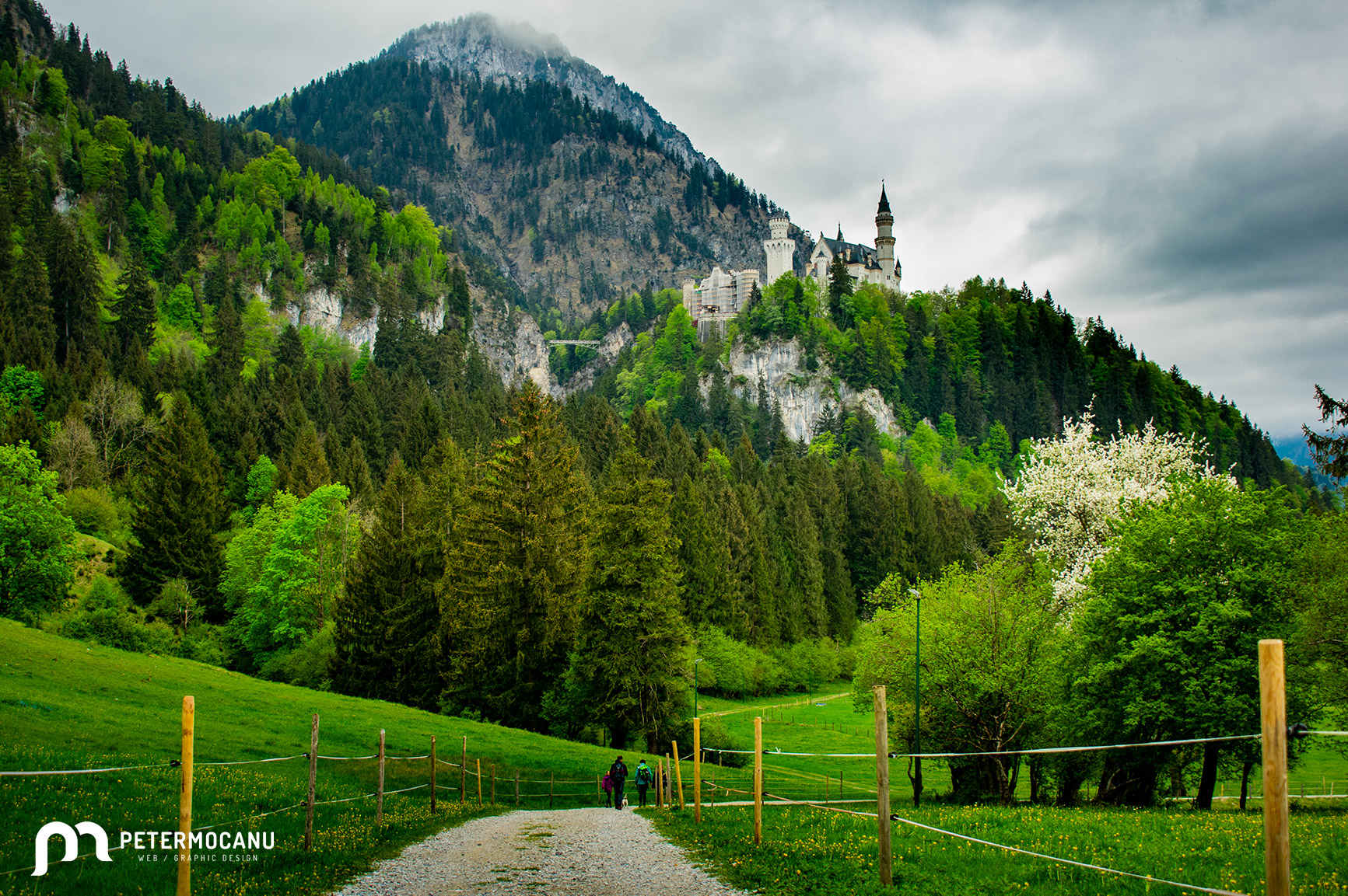 Path to Neuschwanstein