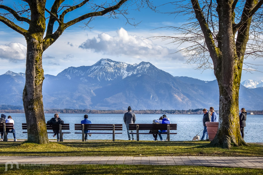 Chiemsee Lake Deutschland Mountains