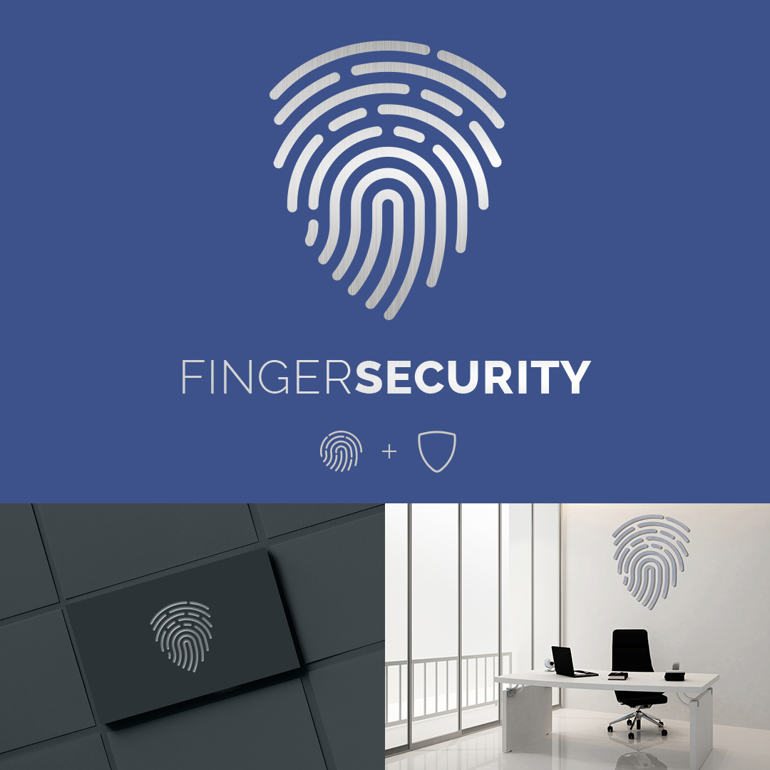 Finger Security Logo Design