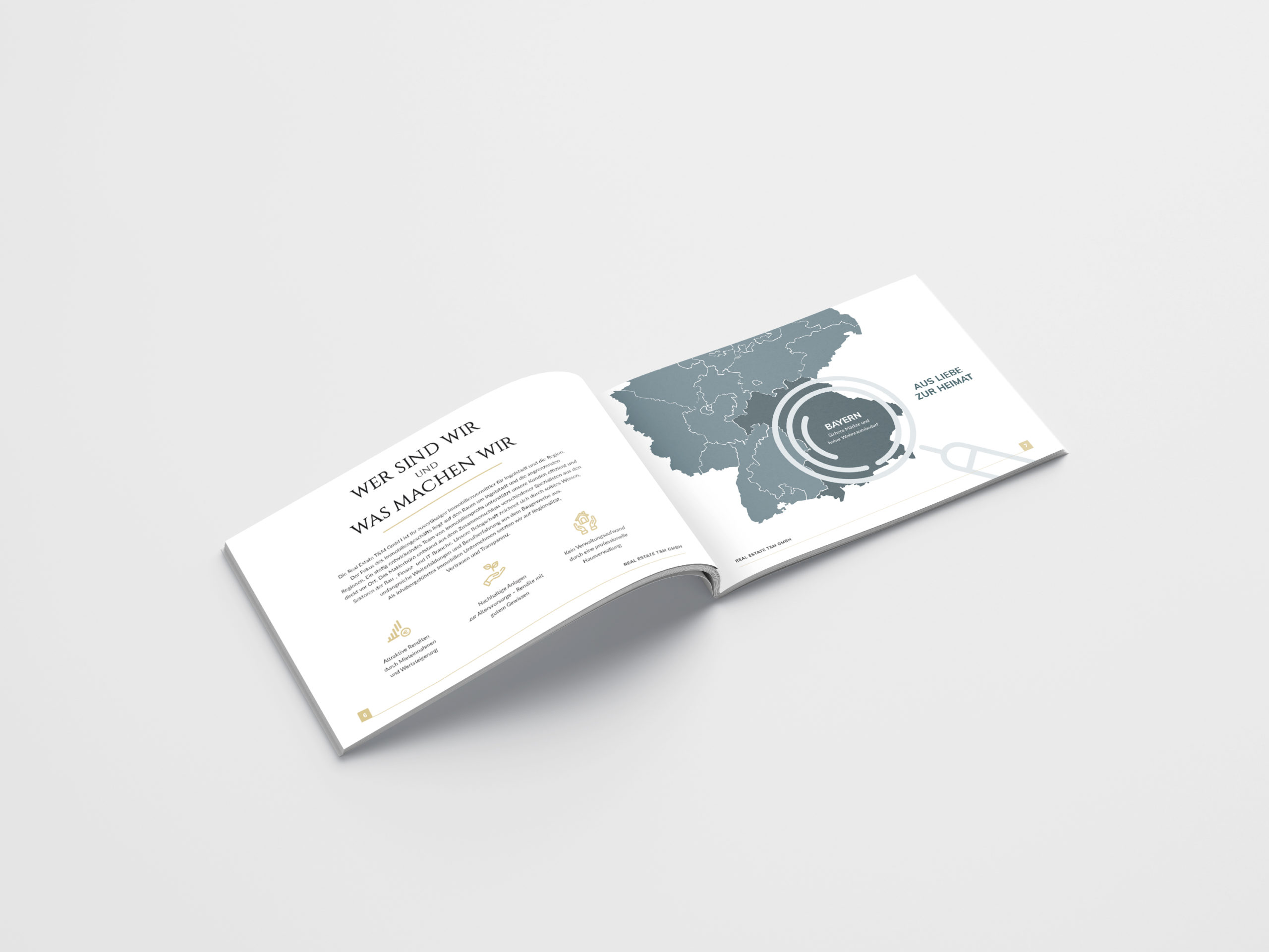 Real Estate Company Brochure Design Concept