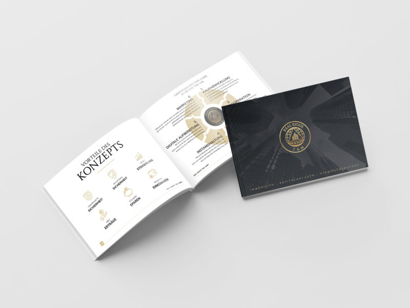 Real Estate Company Brochure Design Concept