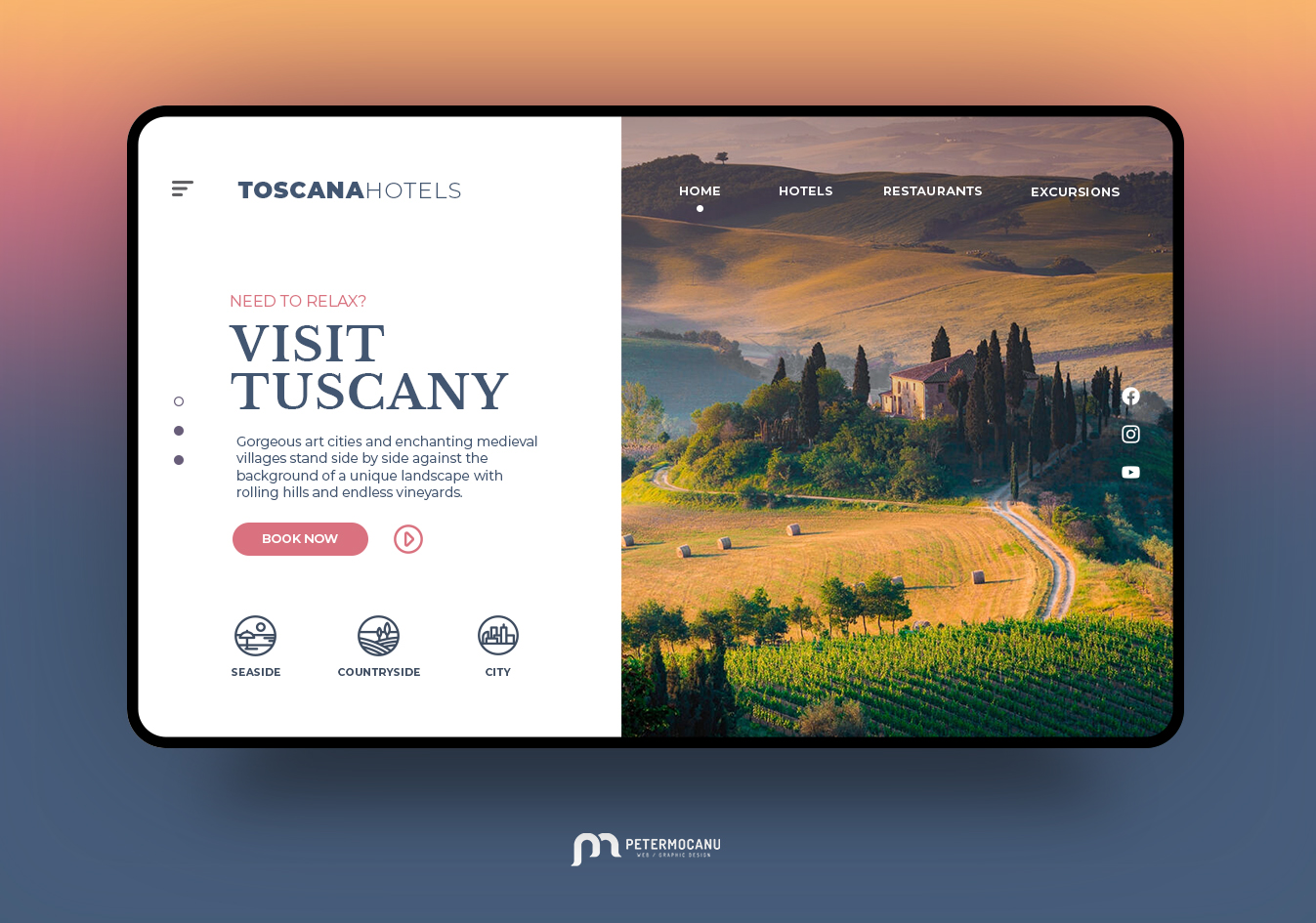 Travel Agency UI Design Concept - Peter Mocanu