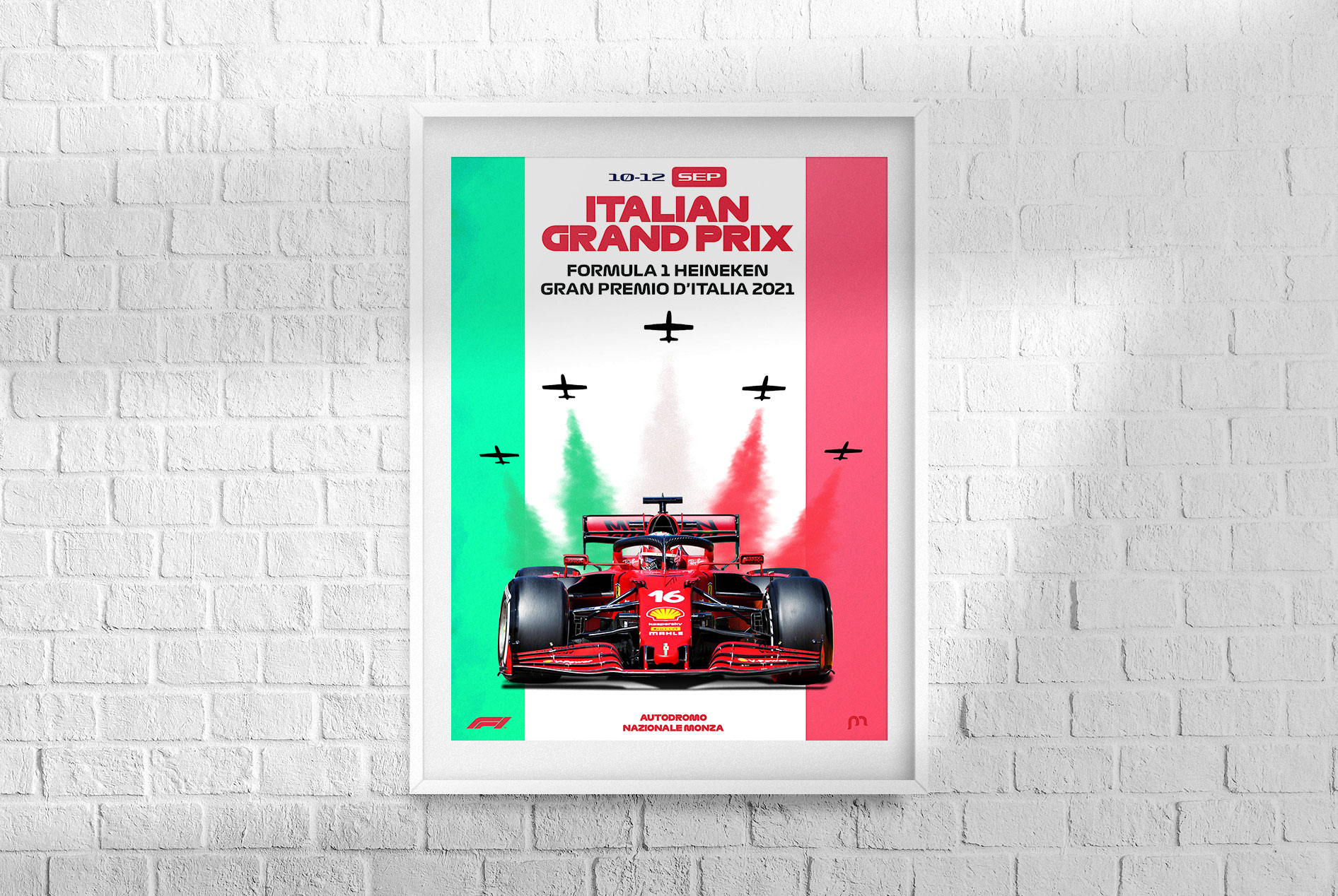 Italian F1 Grand Prix 2021 Poster